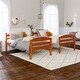 preview thumbnail 74 of 79, Walker Edison Solid Wood Twin Size Bunk Bed with Trundle