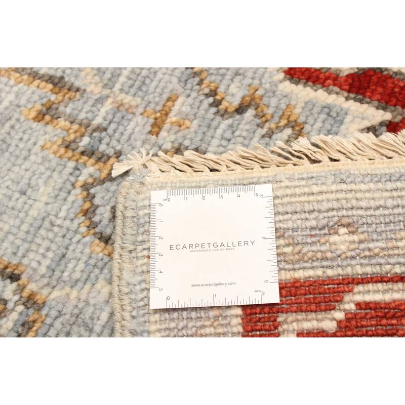 ECARPETGALLERY Hand-knotted Mystique Grey Wool Rug - 5'0 x 7'4
