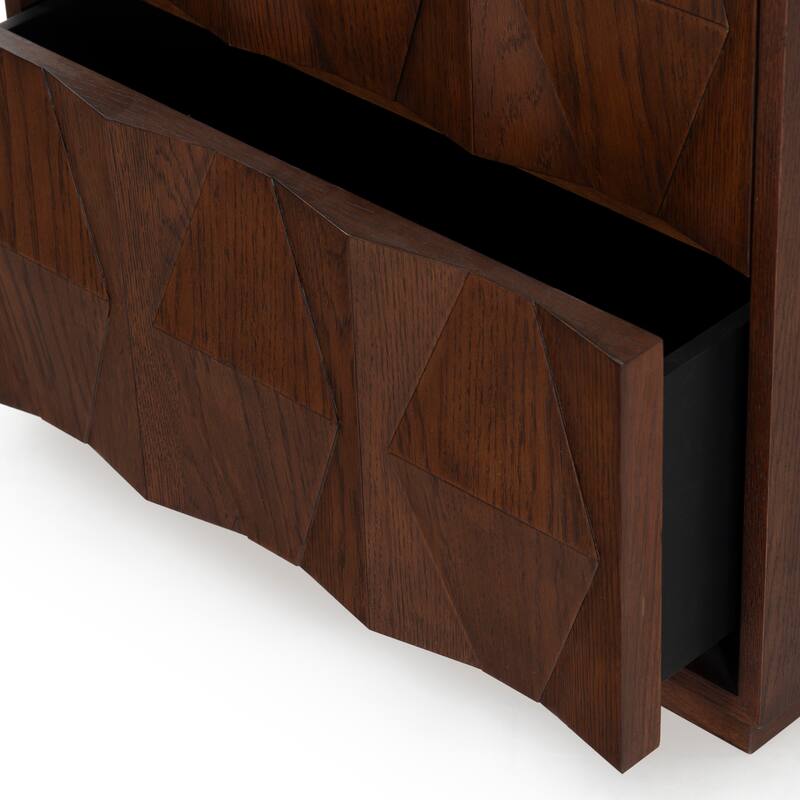 SAFAVIEH Couture Riabelle Wood 2 Drawer Nightstand