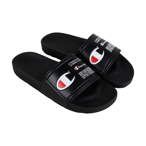 champion sandals black