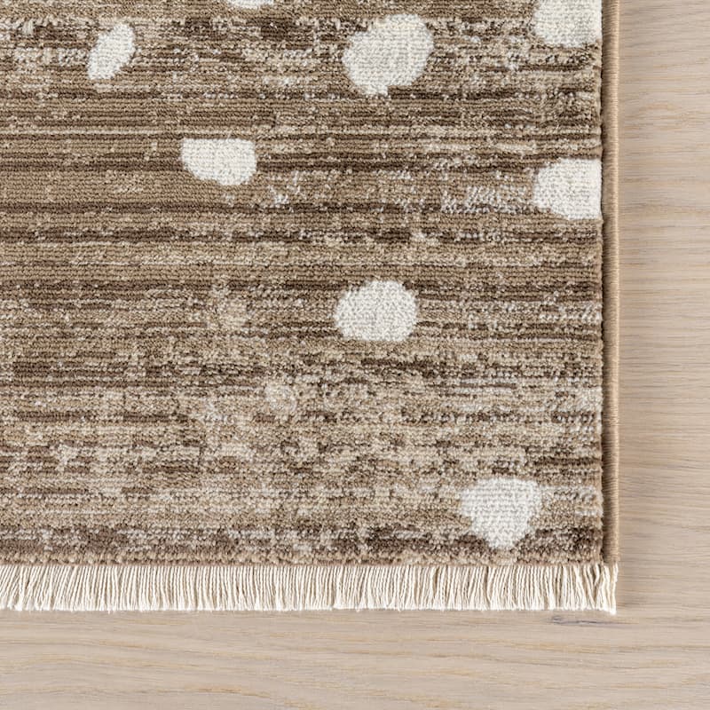 Manaslu Sunrise Fringed Area Rug