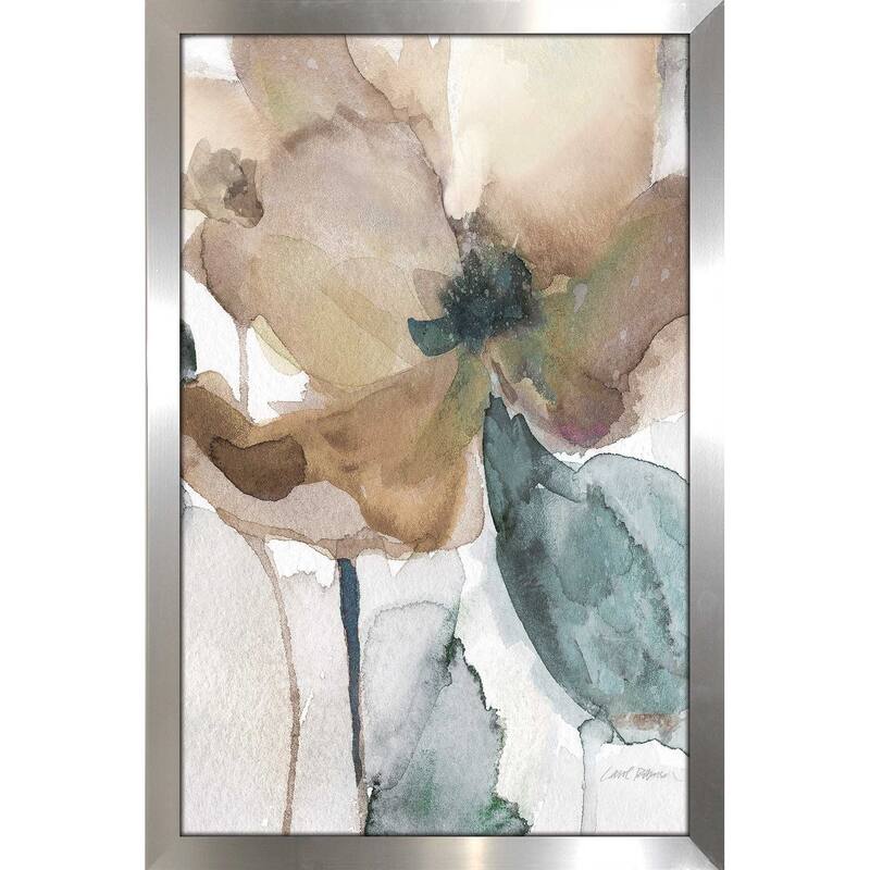 "Watercolor Poppy I" by Carol Robinson Print on Acrylic