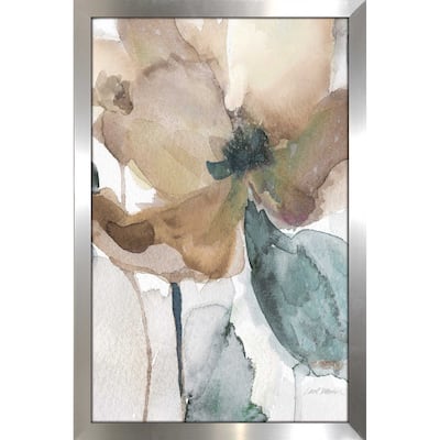 "Watercolor Poppy I" by Carol Robinson Print on Acrylic