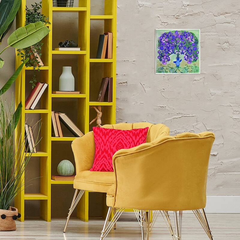 Stupell Tree Blooming From Bird Wall Plaque Art Design By Kay Widdowson