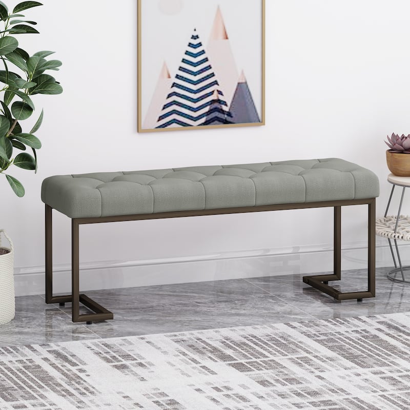 Galileo Modern Fabric Bench by Christopher Knight Home