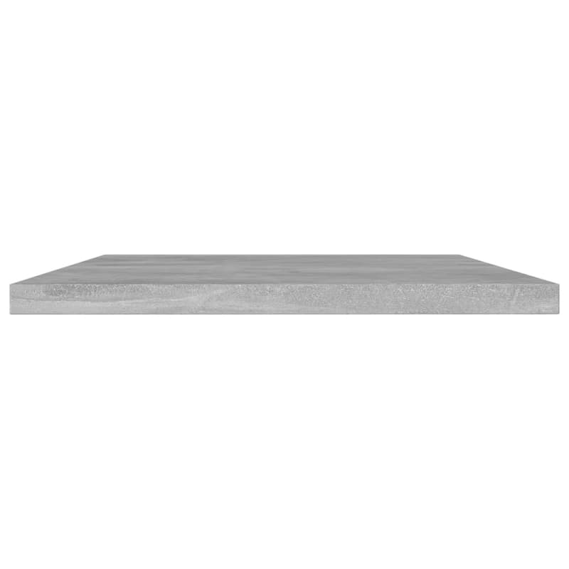 vidaXL Bookshelf Boards 8 pcs Concrete Gray 23.6"x11.8"x0.6" Chipboard
