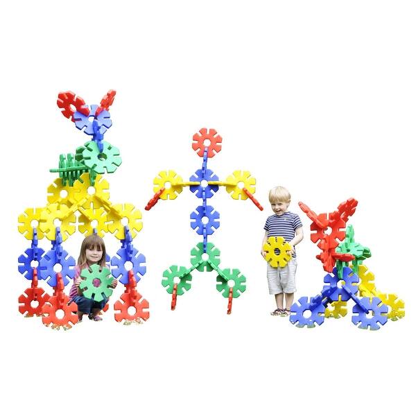 Polydron Giant Octoplay Building Manipulatives, Set of 80 Bed