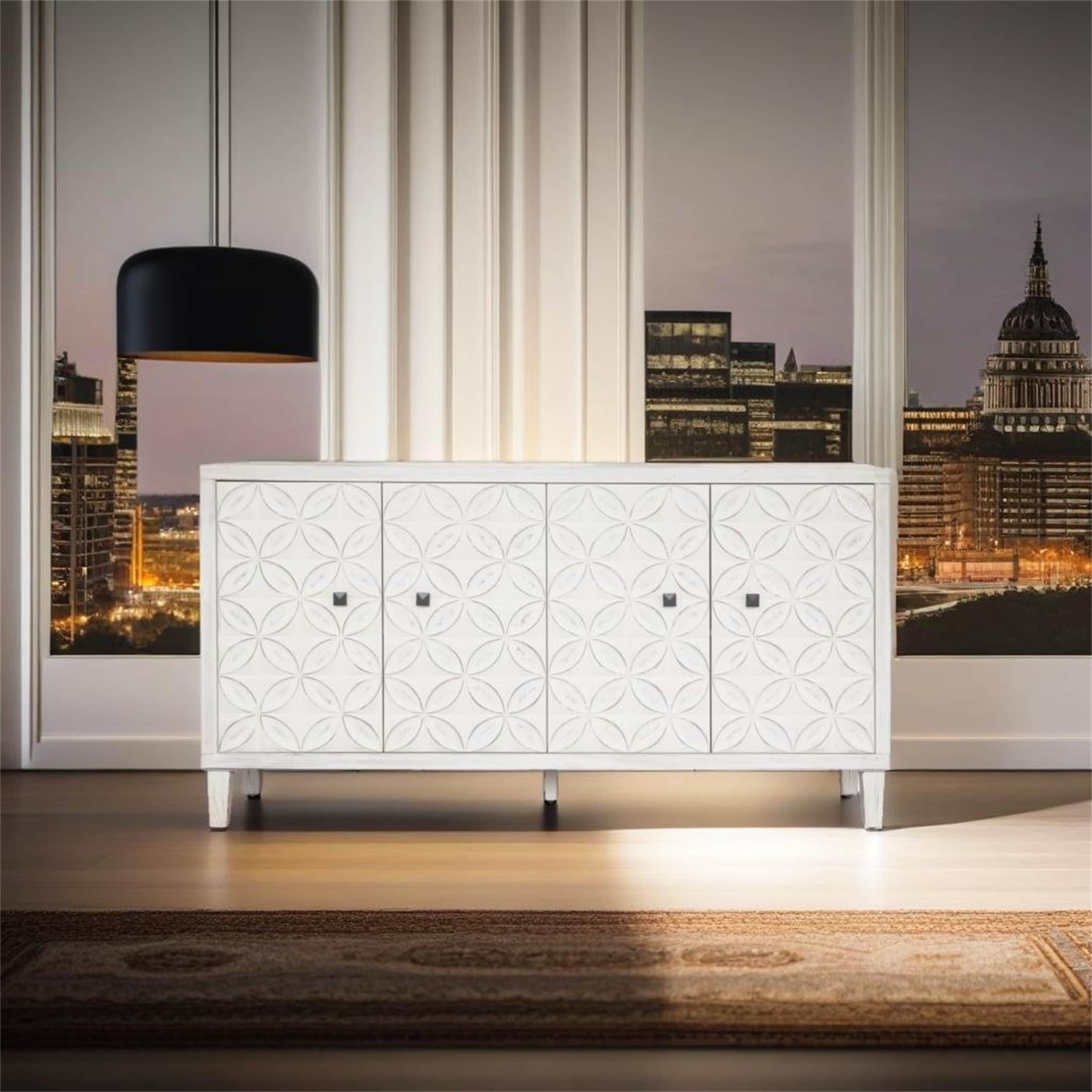 4 Door Wooden Cabinet