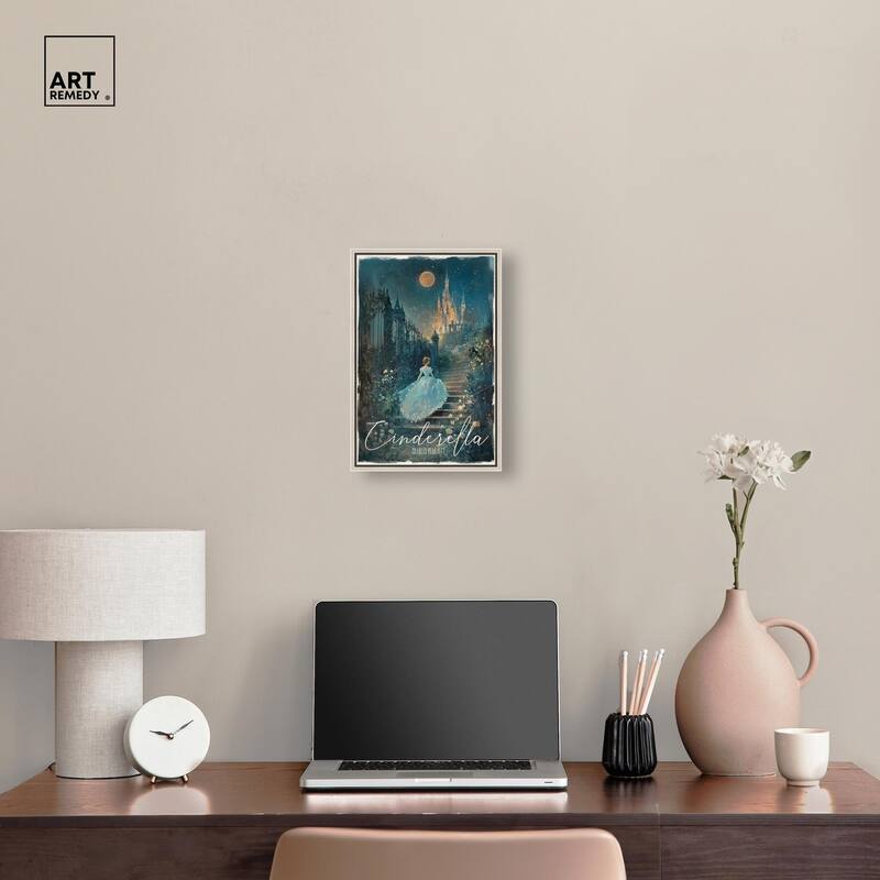 Classic Cinderella Canvas by Art Remedy