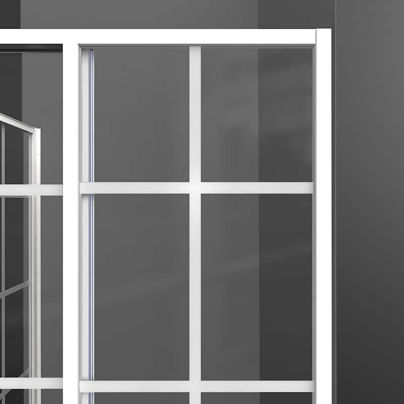 DreamLine French Corner Framed Sliding Shower Enclosure - 34.5" x 34.5"