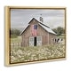 preview thumbnail 17 of 26, Stupell Patriotic Barn & Cow Framed Floater Canvas Wall Art Design By Amber Sterling