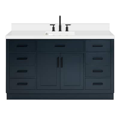 Ariel T061SWQRVO Hepburn 61" Free Standing Single Basin Vanity Set