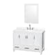 Option White, Chrome Trim, Giotto Quartz Top