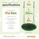 preview thumbnail 21 of 27, gobaplay Round Tree Swing, 39" Platform Saucer (Swingset Frame Not Included)