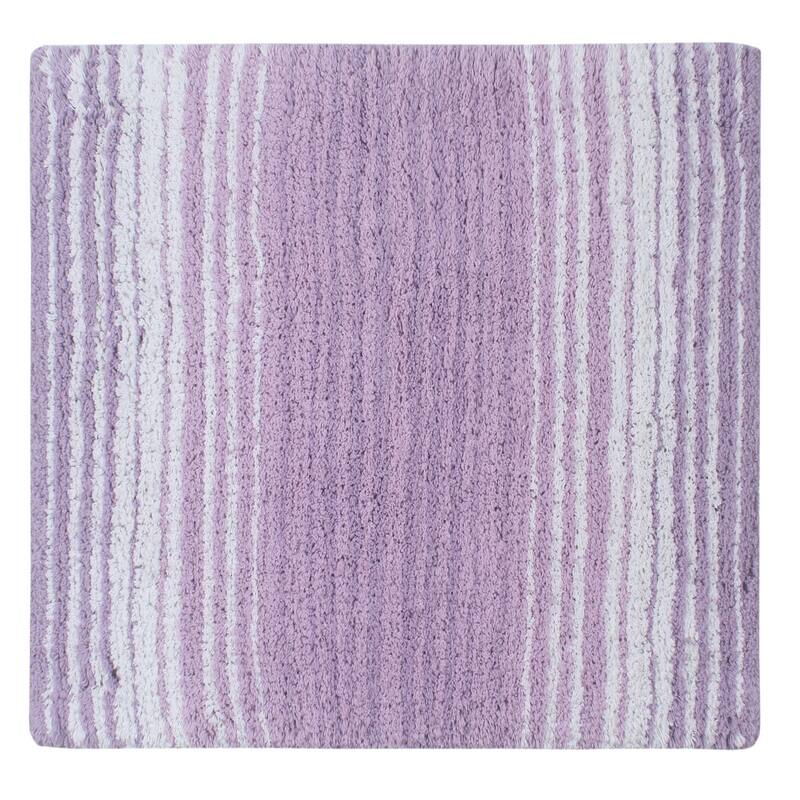 Gradiation Rug Collection 100% Cotton Non-Slip Bathroom Rug Set, Machine Washable Bath Rug, 5 Piece Bath Mat Set with Contour