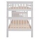 preview thumbnail 17 of 17, Modern Twin Over Twin Bunk Bed With Three Drawers And Solid Construction For Bedroom,Kids