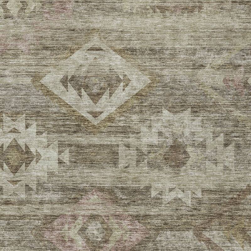 HomeRoots Southwestern Transitional Rectangle Outdoor Rug