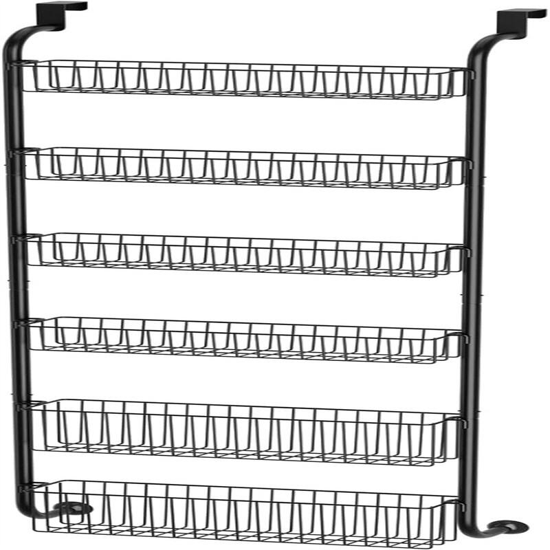 8 Tier Over The Door Pantry Organizer - 17"D x 9"W x 5"H