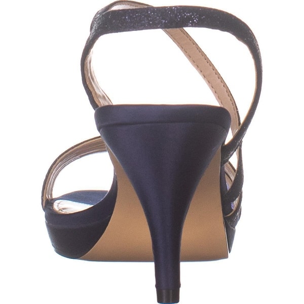 Shop Nina Nazima Strappy Heeled Sandals Dark Navy Overstock 30512277