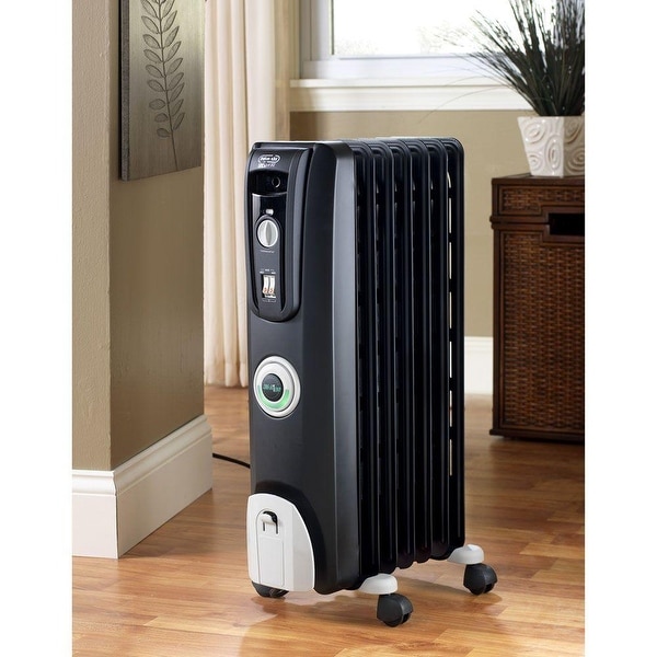 DeLonghi EW7707CB Safeheat 1500-Watt ComforTemp Portable Oil