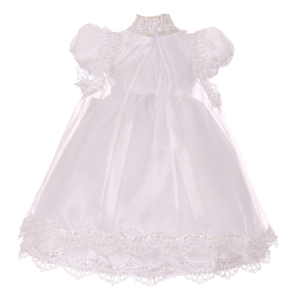 baptism bonnet girl