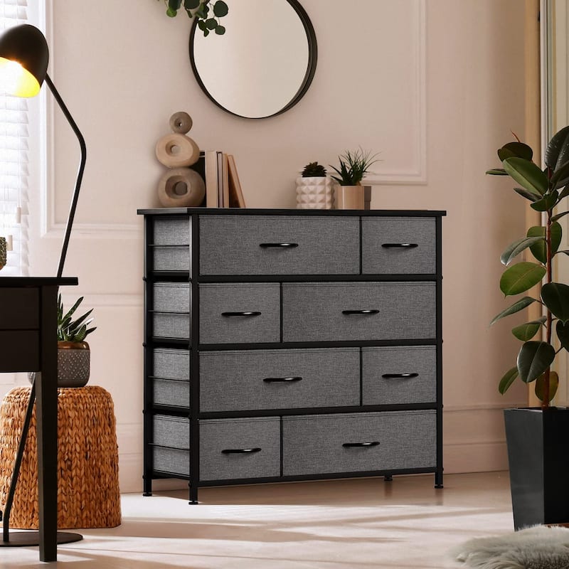 Dresser w/ 8 Drawers Furniture Storage & Chest Tower for Bedroom