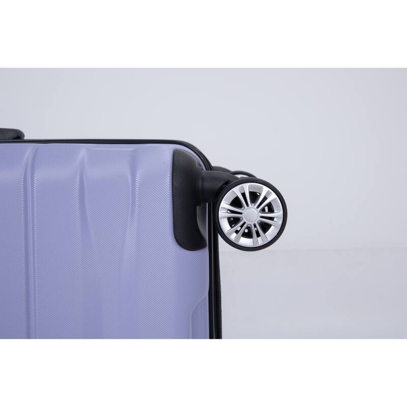 3 Piece Luggage Sets with Double Spinner Wheels and TSA Lock, Expandable Durable PC Hardside Lightweight Suitcase for Men Women