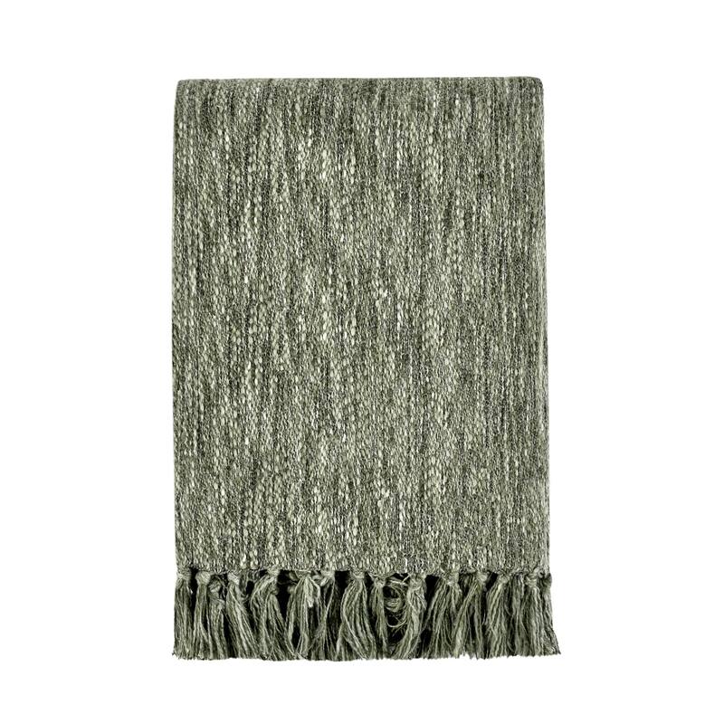 Villa by Classic Home Sharma 100% Cotton Linen 50x70 Throw Blanket