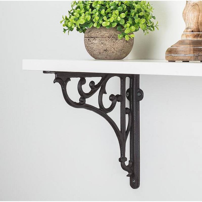 Set Of 2 Scroll Wall Bracket