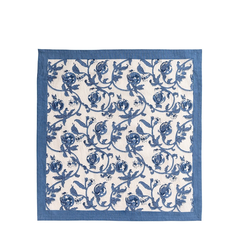 Couleur Nature Granada Napkins - Set of 6 - Cornflower Blue - Set of 6