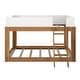 preview thumbnail 2 of 16, Max and Lily Mid-Century Modern Twin over Twin Low Bunk Bed
