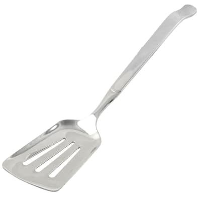 Kitchen Stainless Steel Cooking Tool Frying Food Egg Pancake Spatula Silver Tone