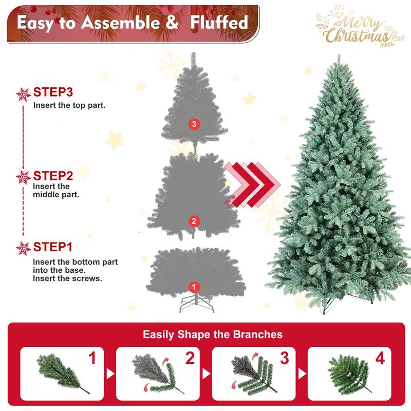 Fluffy and Realistic Christmas Tree - N/A