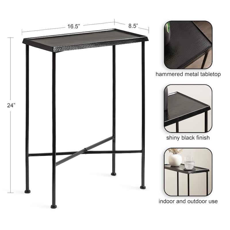Kate and Laurel Sanzo Slim Side Table