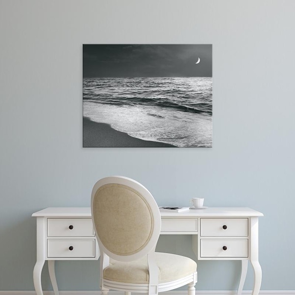 MOONRISE BLUE NIGHT CANVAS PRINT PICTURE WALL ART VARIETY OF SIZES SET OF 4 