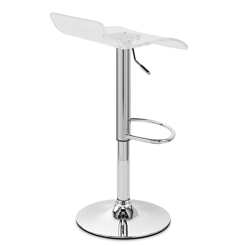 Acrylic adjustable sales bar stools