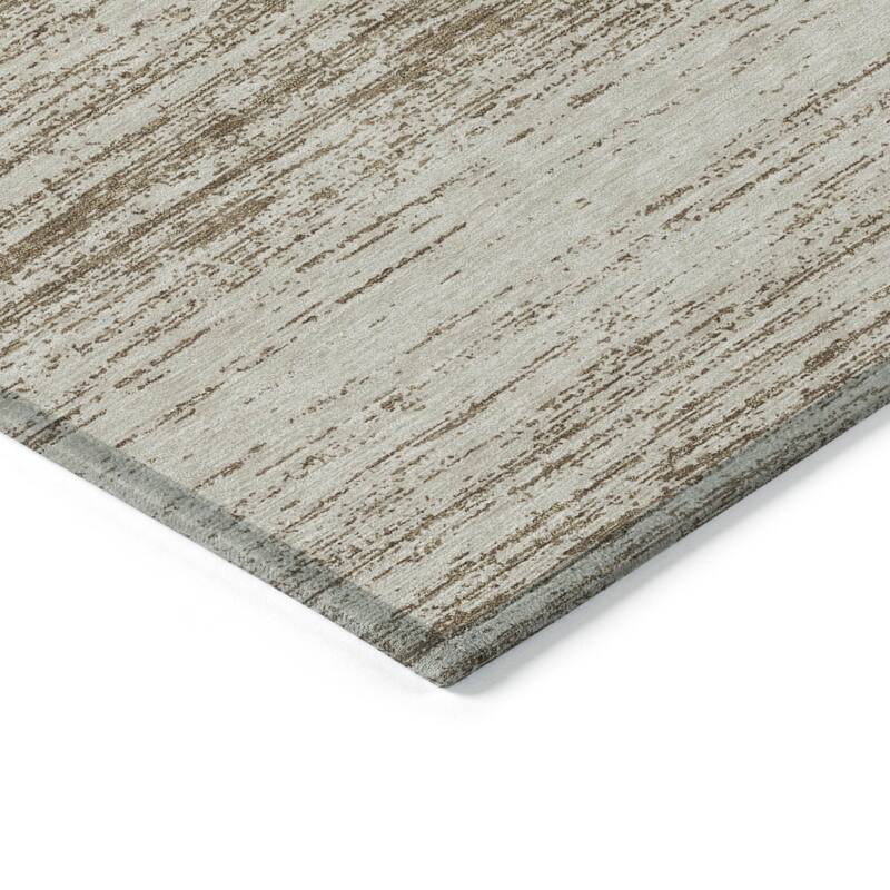 HomeRoots Striped Transitional Rectangle Outdoor Rug