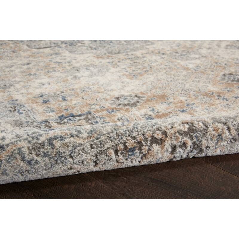 Porch & Den Traditional Bordered Medallion Area Rug