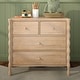preview thumbnail 2 of 6, Max and Lily Jenny Turned Leg 4-Drawer Solid Wood Dresser