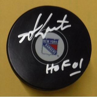 New York Rangers Mark Messier Autograph Hockey Puck - Free Shipping Today - Overstock.com - 13138387
