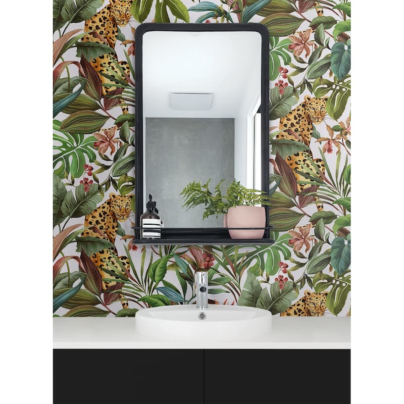 Daisy Bennett Designs Tropical Leopard Peel and Stick Wallpaper