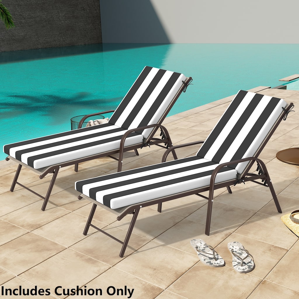 Outdoor Patio Chaise Lounge Chair Cushion