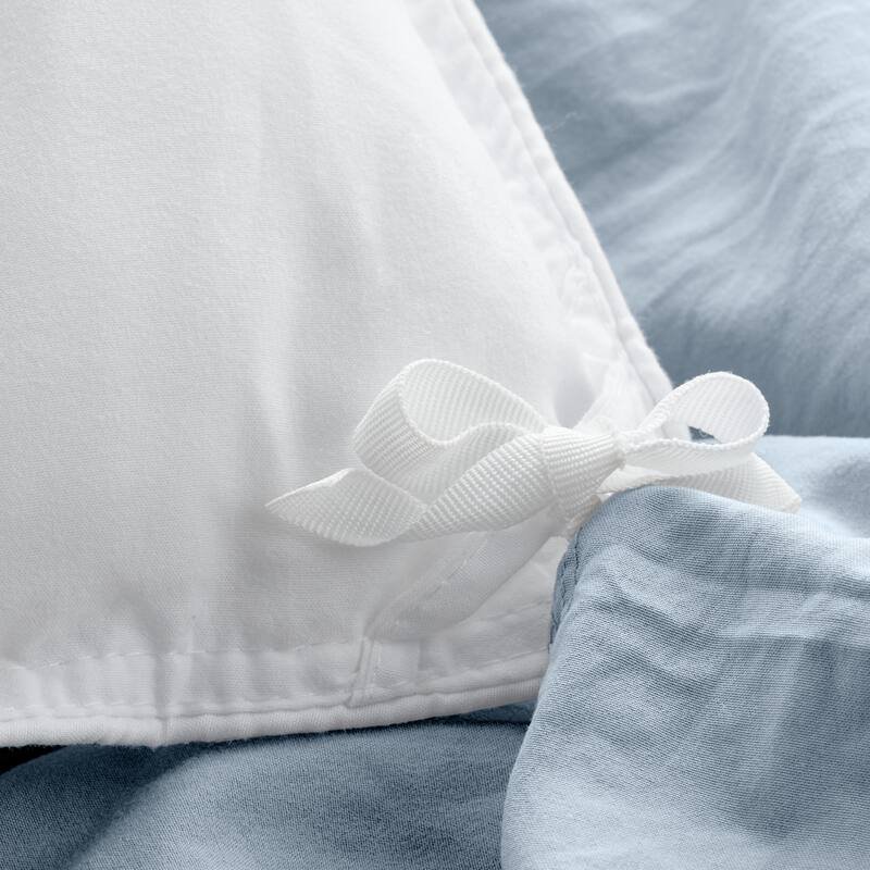 Bare Home Premium Washed Microfiber Duvet Cover and Sham Set