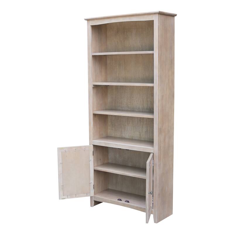 72-inch Shaker Bookcase