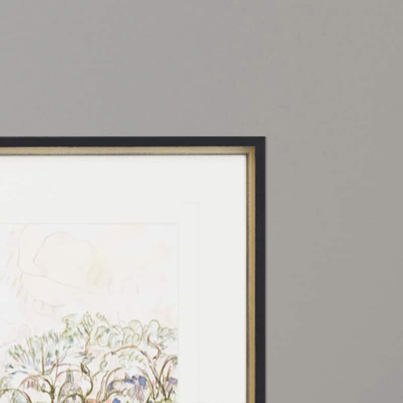 Paris Le Place Dauphine Framed Art Giclee Under Glass - Multi-Color
