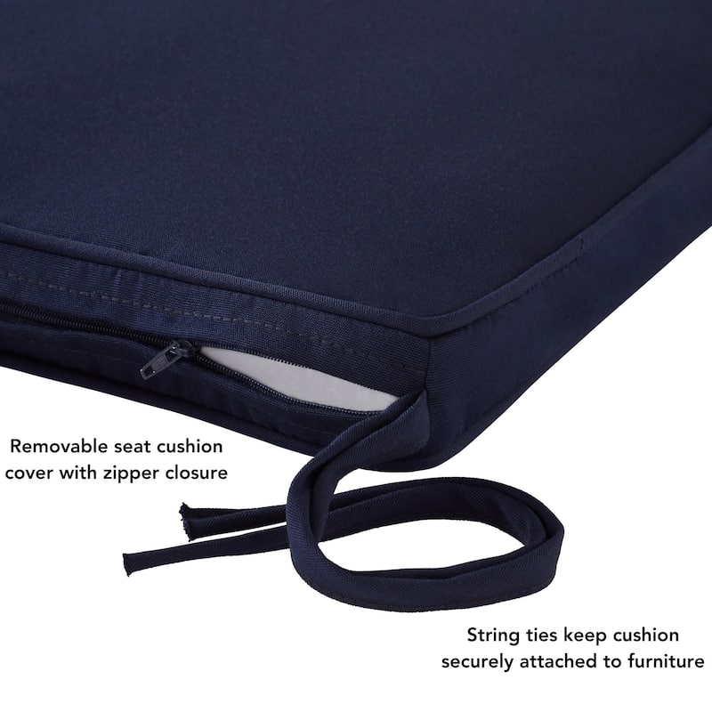 Sunbrella Indoor/ Outdoor 17-inch Square Corded Chair Pad