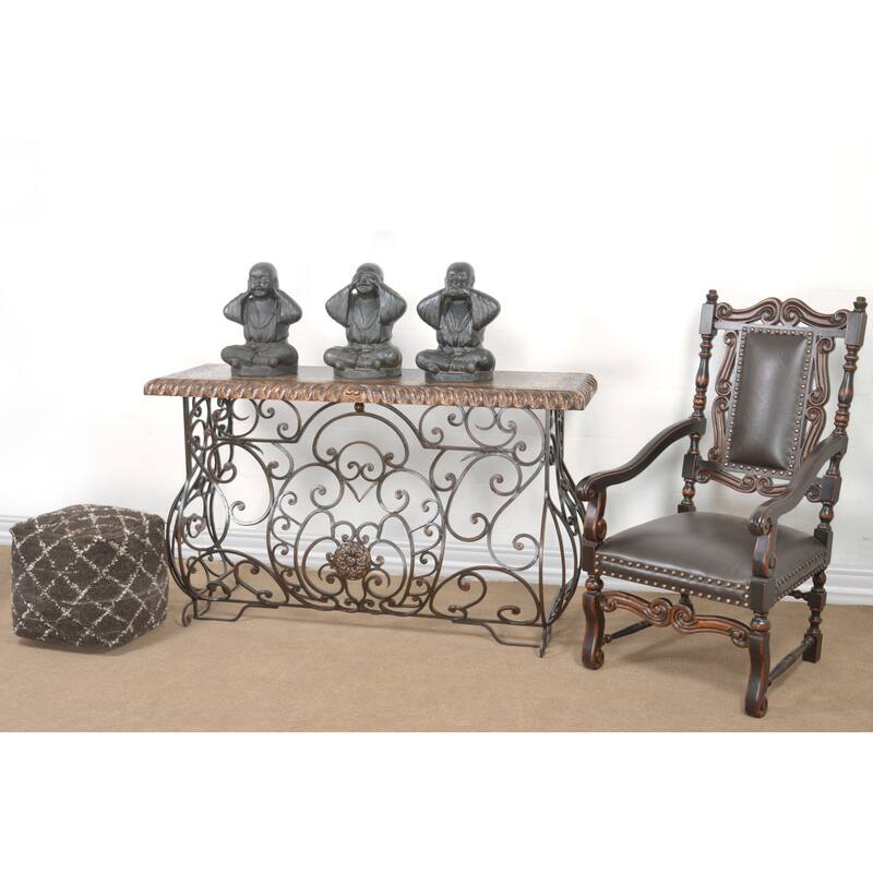 Peruvian Forged Iron Console