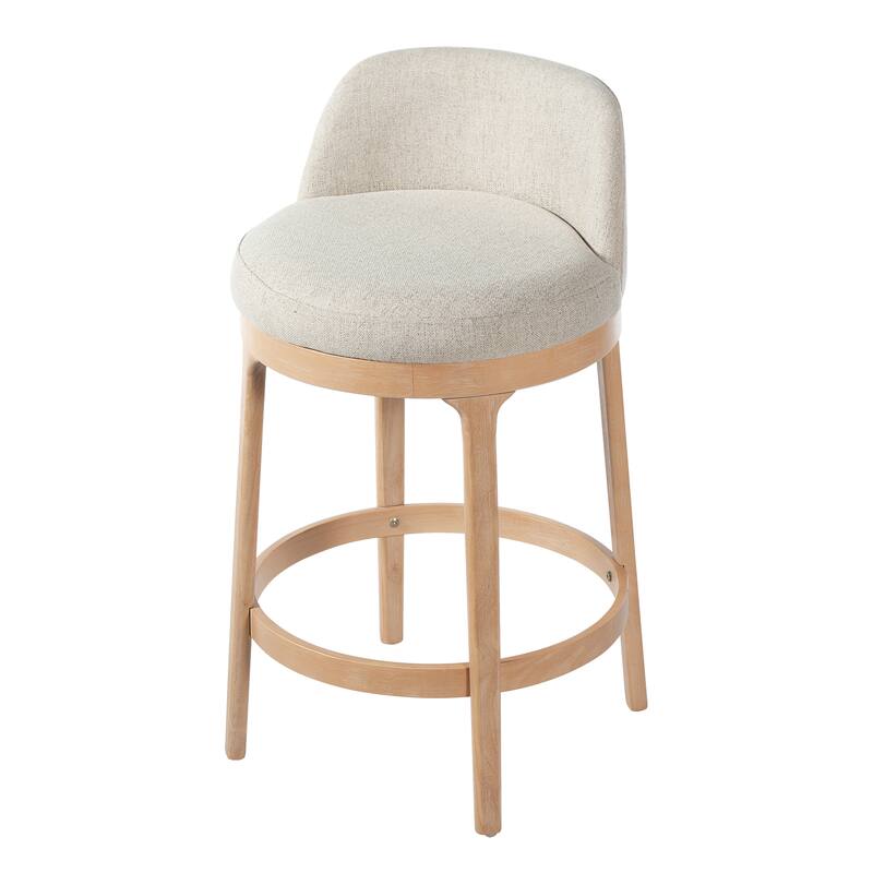 Christopher Knight Home - Chole Modern Wooden Upholstered Counter Stool