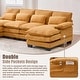 preview thumbnail 4 of 5, HOMEFUN Chenille Upholstered U-Shaped Modular Wood Frame Sleeper Sectional Sofa with Double Chaise