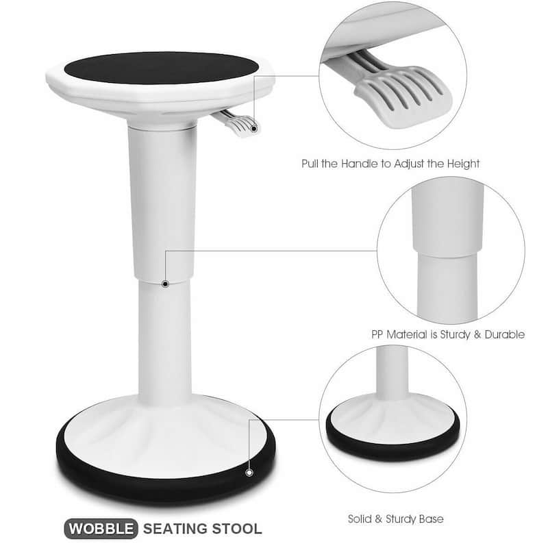 Height Adjustable Active Learning Stool Wobble Chair